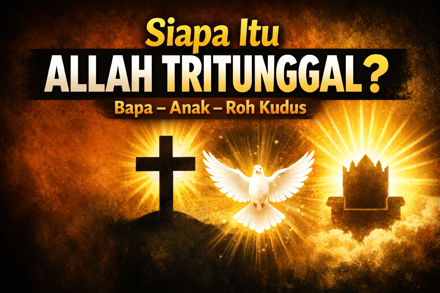 1. Allah Tri Tunggal - The Trinity God (Dr. Thomas Hwang)